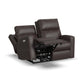 Flexsteel Score Power Reclining Loveseat with Power Headrests & Lumbar