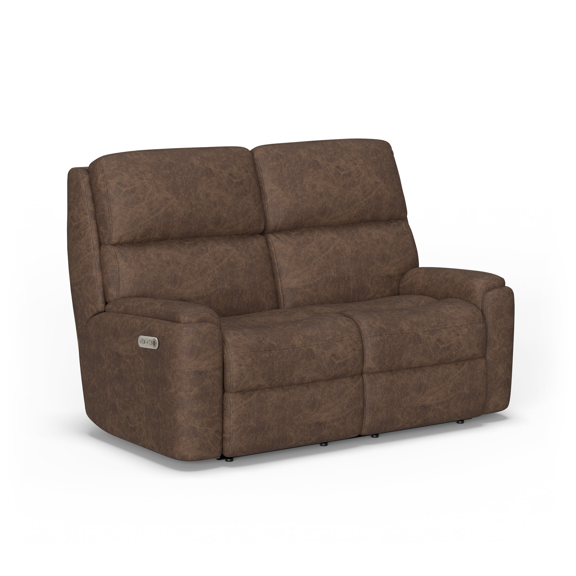 Flexsteel Rio Power Reclining Loveseat with Power Headrests