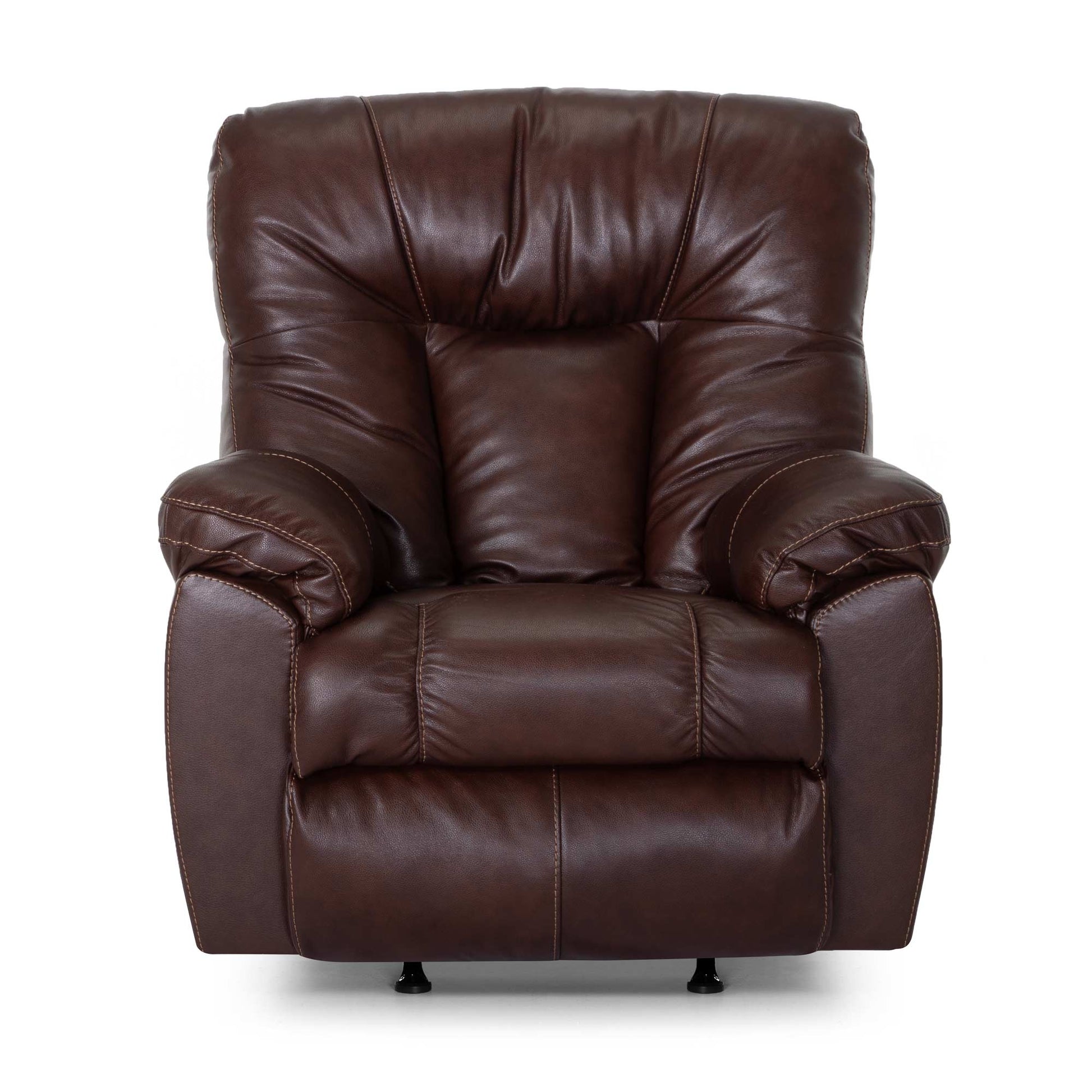 Franklin Connery recliner in Blaze Bourbon