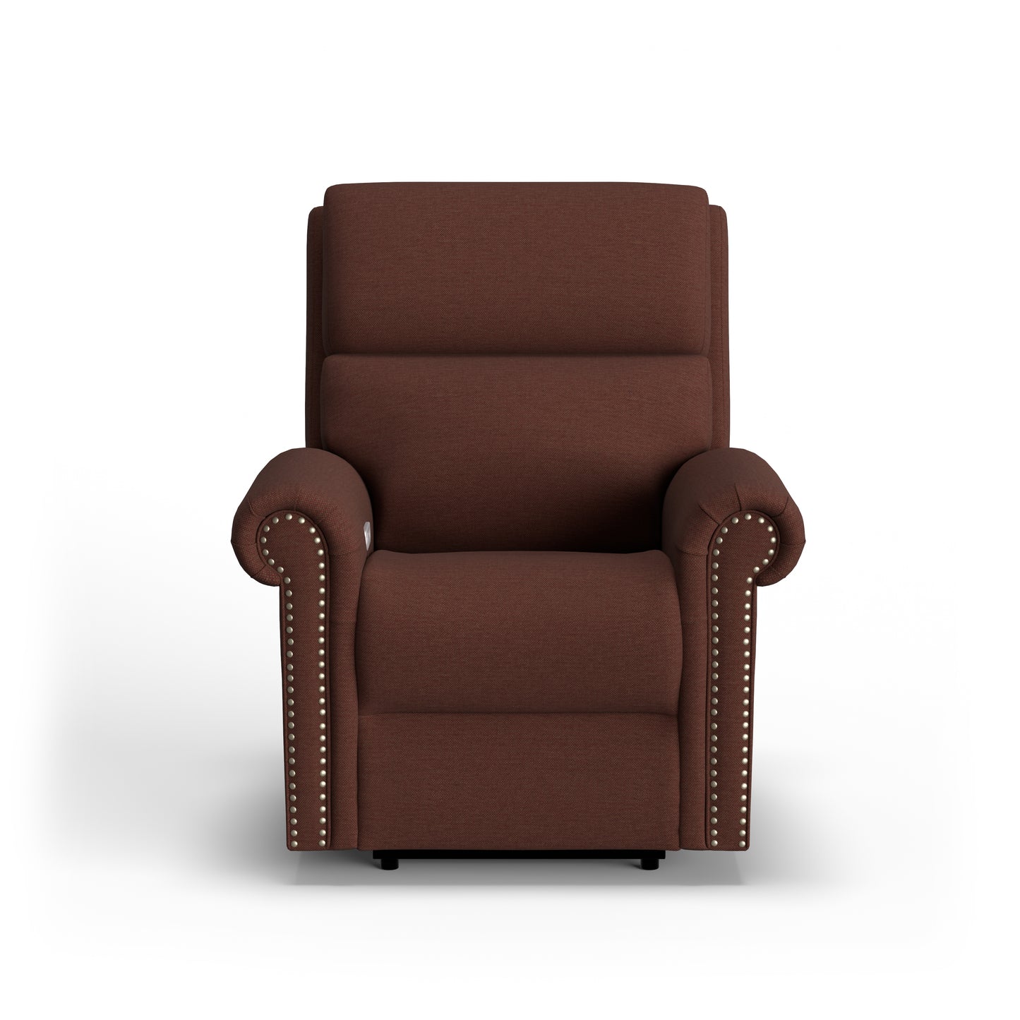 Flexsteel Bernard Power Recliner with Power Headrest & Lumbar
