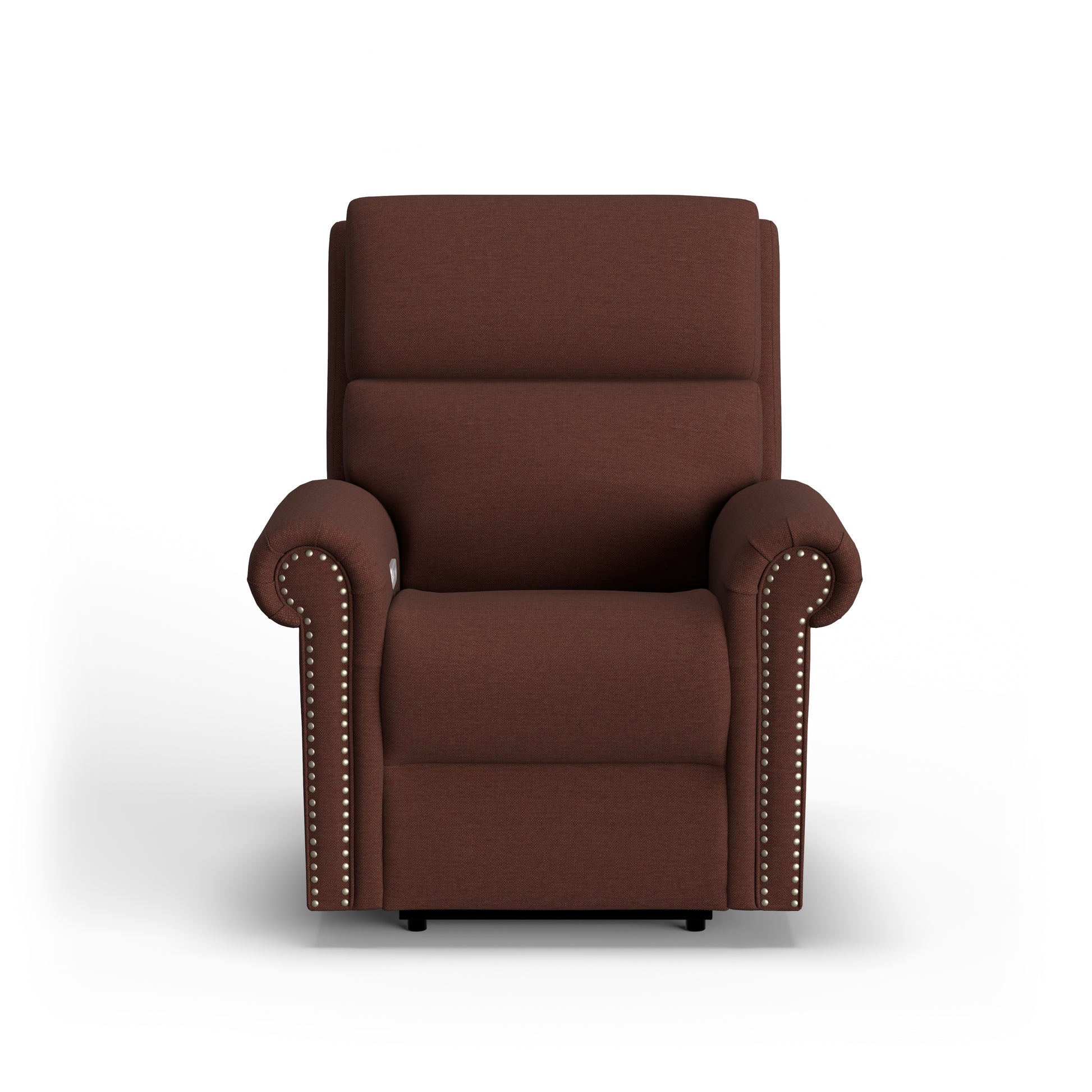 Flexsteel Bernard Power Recliner with Power Headrest & Lumbar