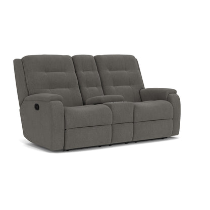Flexsteel Arlo Reclining Loveseat with Console