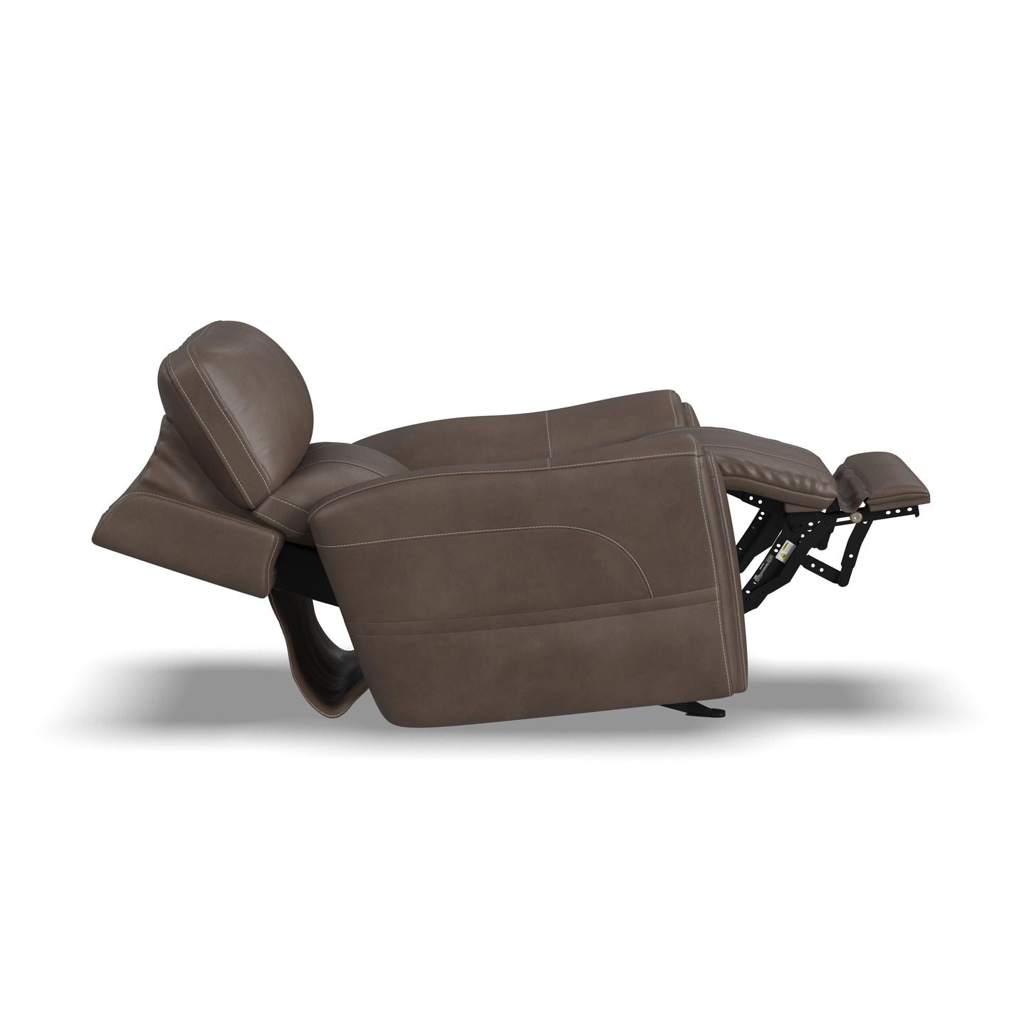Flexsteel Carter Power Rocking Recliner with Power Headrest, Lumbar, Heat & Massage