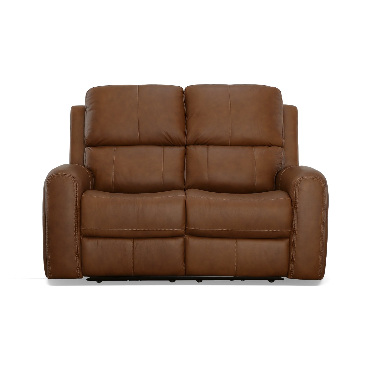 Flexsteel Linden Power Reclining Loveseat with Power Headrests & Lumbar