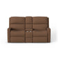 Flexsteel Catalina Power Reclining Loveseat with Console & Power Headrests