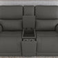 Flexsteel Carter Power Reclining Loveseat with Console & Power Headrests & Lumbar