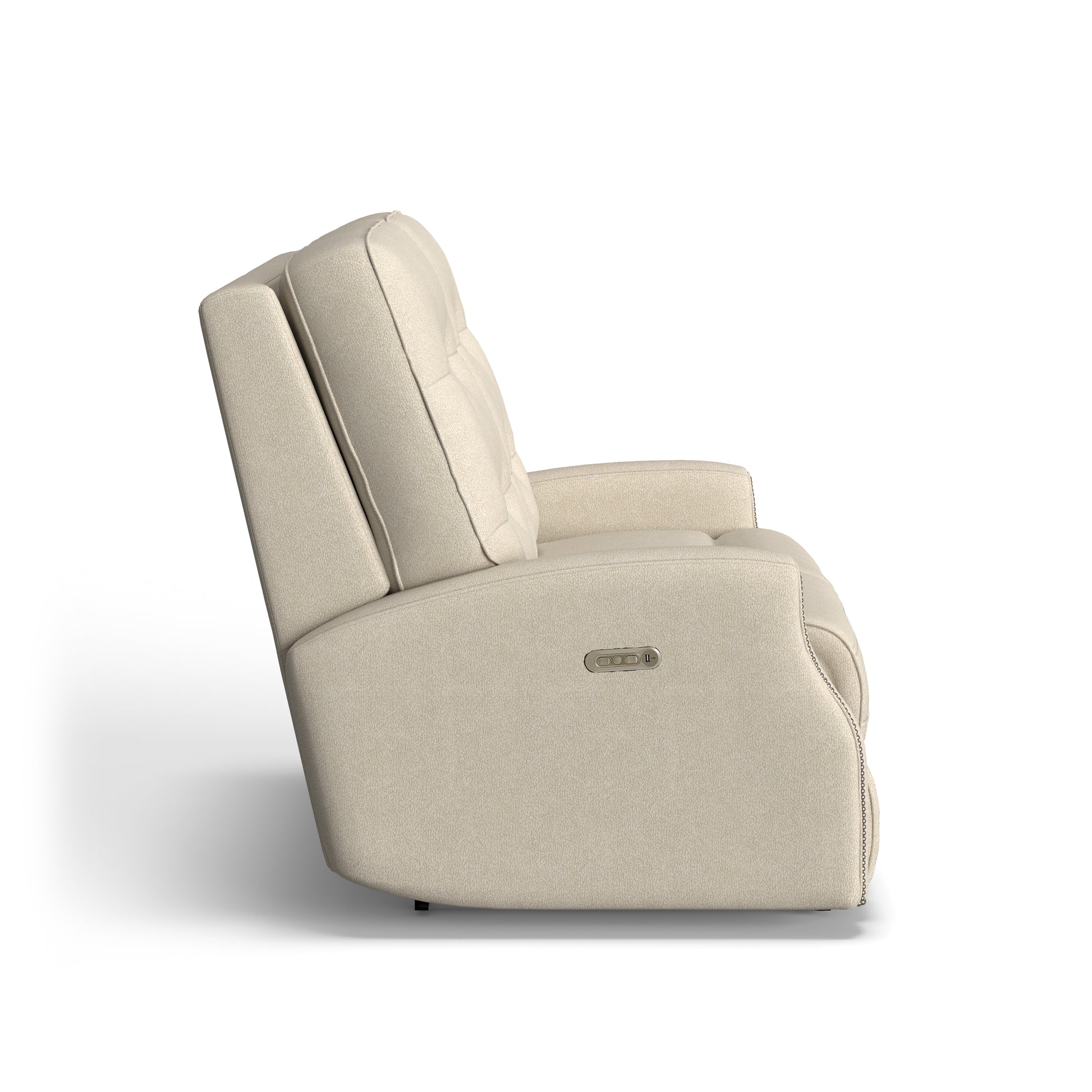 Flexsteel Devon Power Reclining Loveseat with Power Headrests
