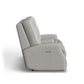 Flexsteel Devon Power Reclining Loveseat with Console & Power Headrests