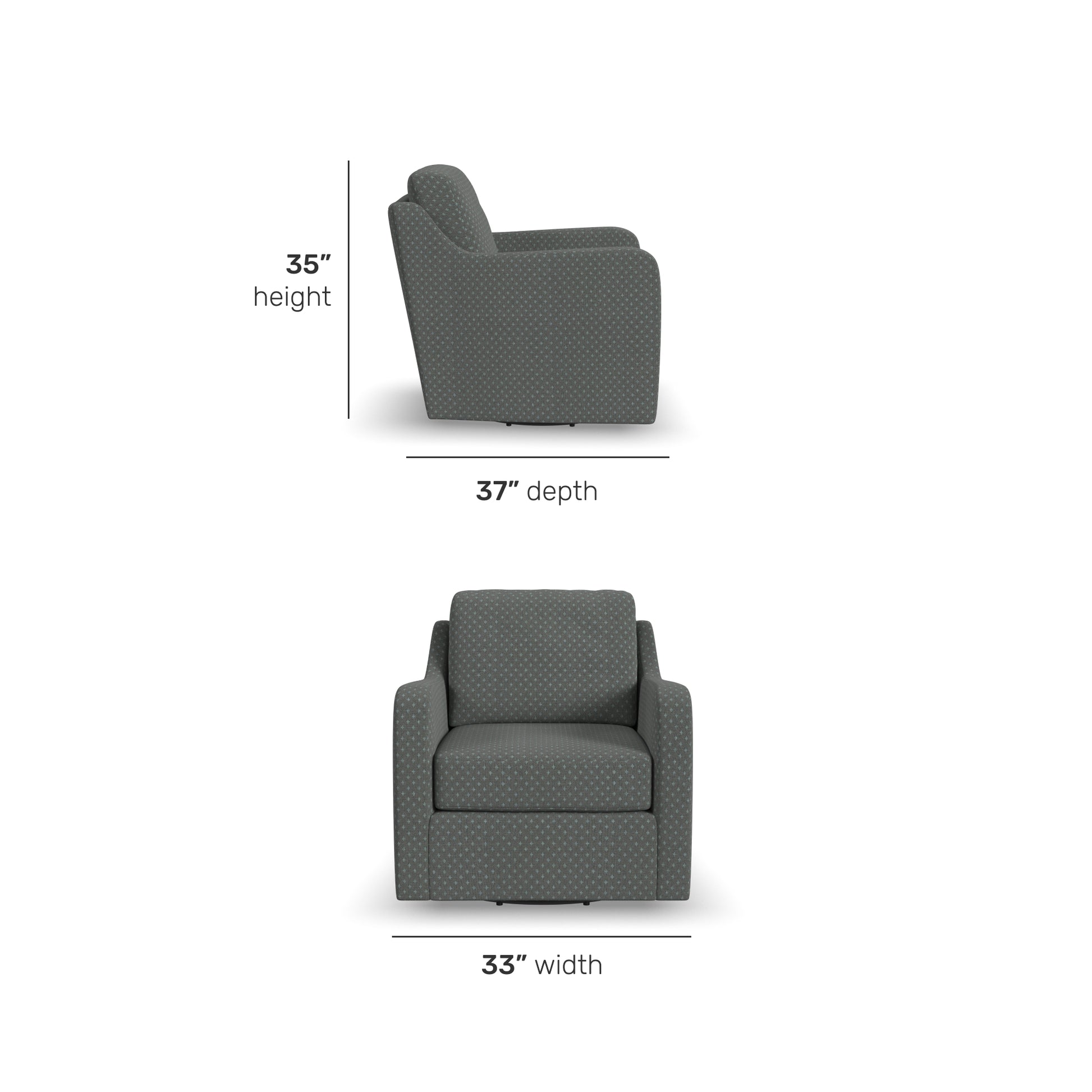 Flexsteel Saber Swivel Chair