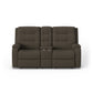 Flexsteel Arlo Power Reclining Loveseat with Console & Power Headrests