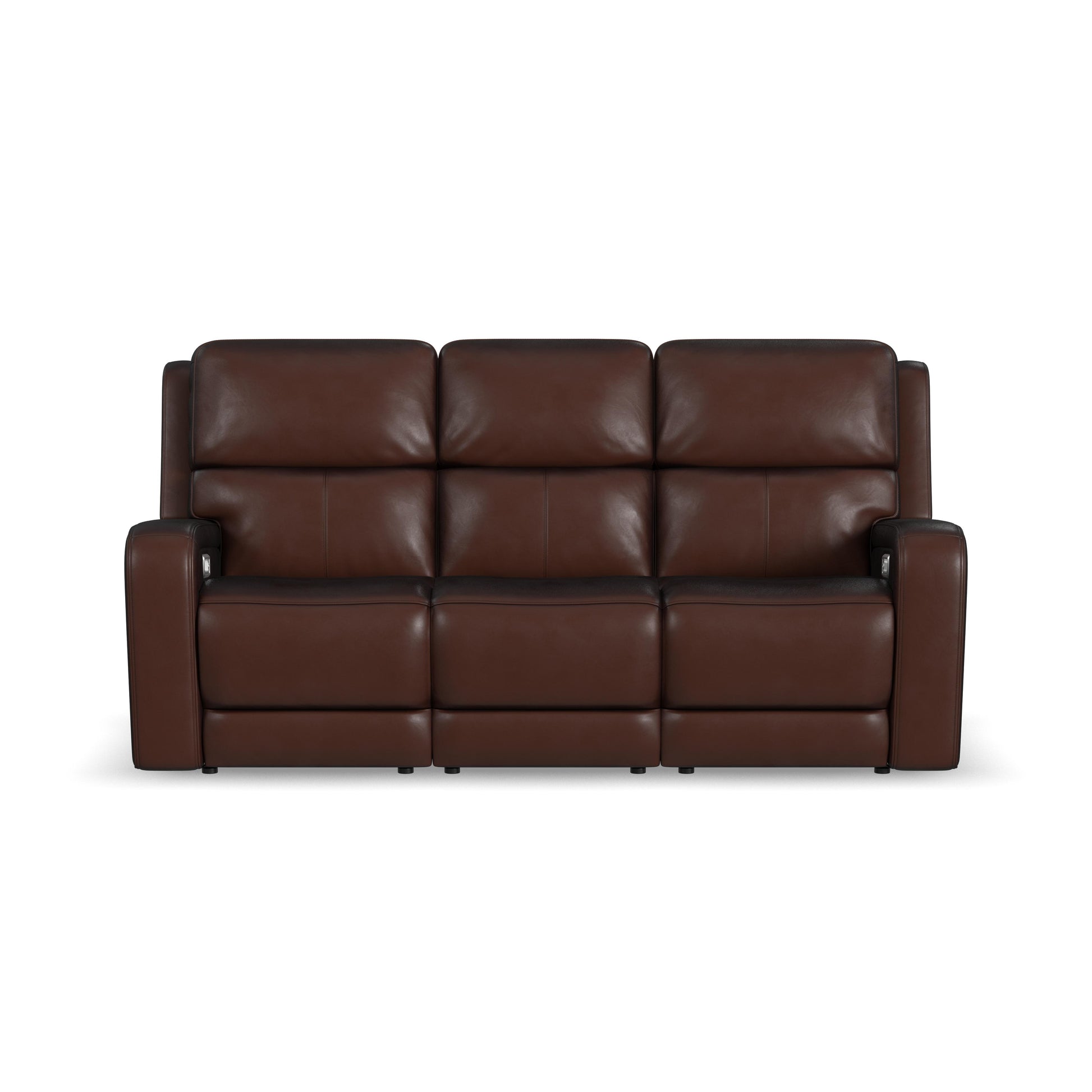 Flexsteel Oasis Power Reclining Sofa with Power Headrests, Lumbar, Heat & Massage