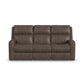 Flexsteel Score Power Reclining Sofa with Power Headrests & Lumbar