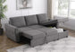 Samantha Upholstered Storage Sleeper Sectional