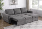 Samantha Upholstered Storage Sleeper Sectional