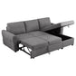 Samantha Upholstered Storage Sleeper Sectional