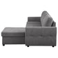 Samantha Upholstered Storage Sleeper Sectional