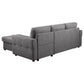 Samantha Upholstered Storage Sleeper Sectional