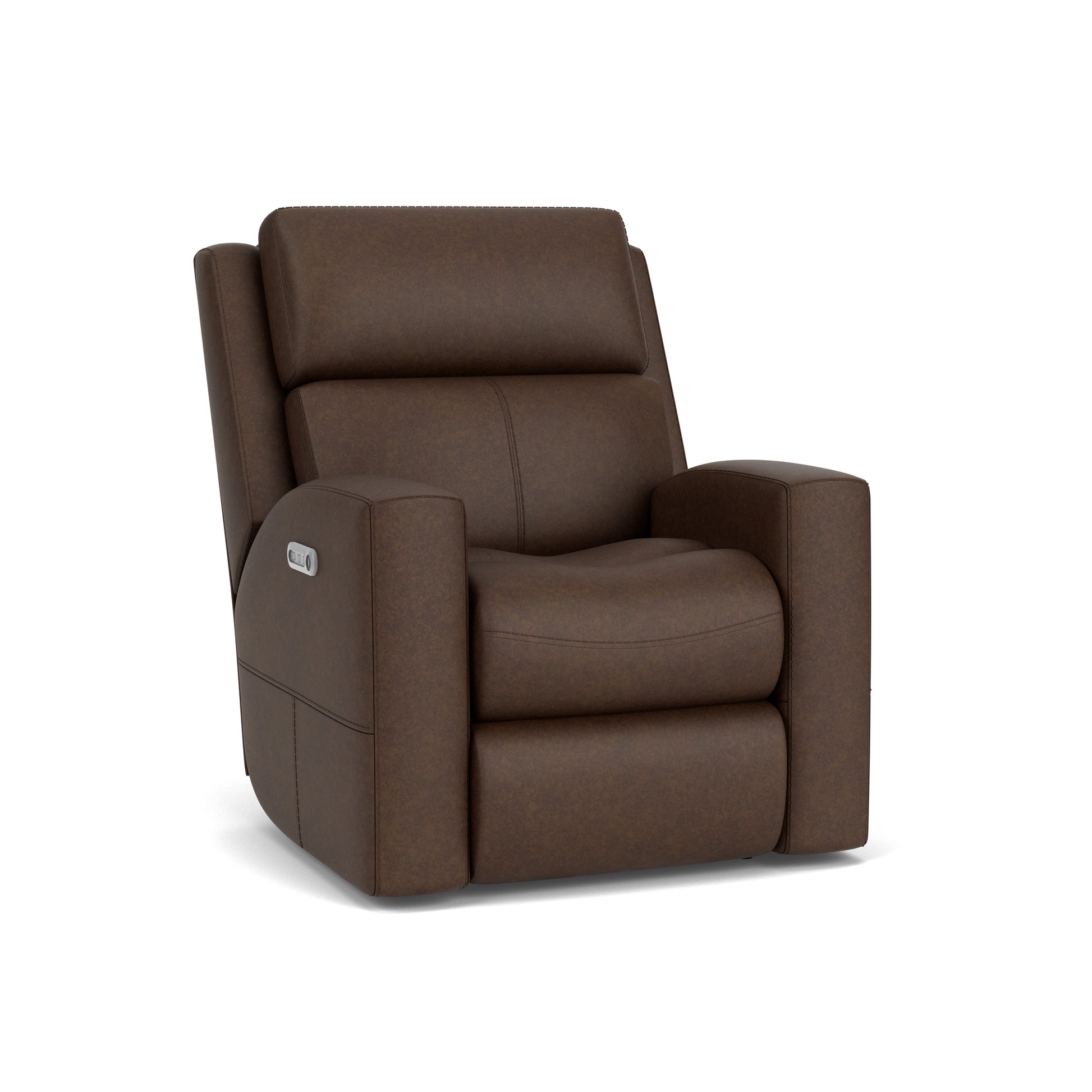 Flexsteel Score Power Recliner with Power Headrest & Lumbar
