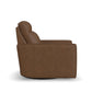 Flexsteel Dutch Leather Power Swivel Gliding Recliner with Power Headrest, Lumbar, Heat & Massage