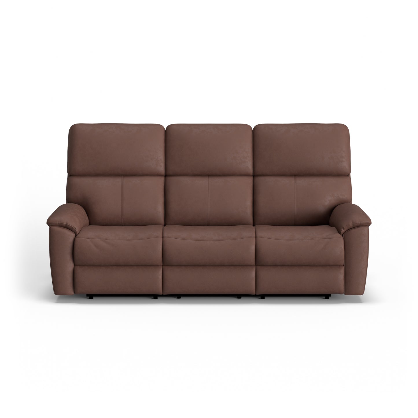 Flexsteel Porter Power Reclining Sofa with Console, Power Headrest, & Lumbar
