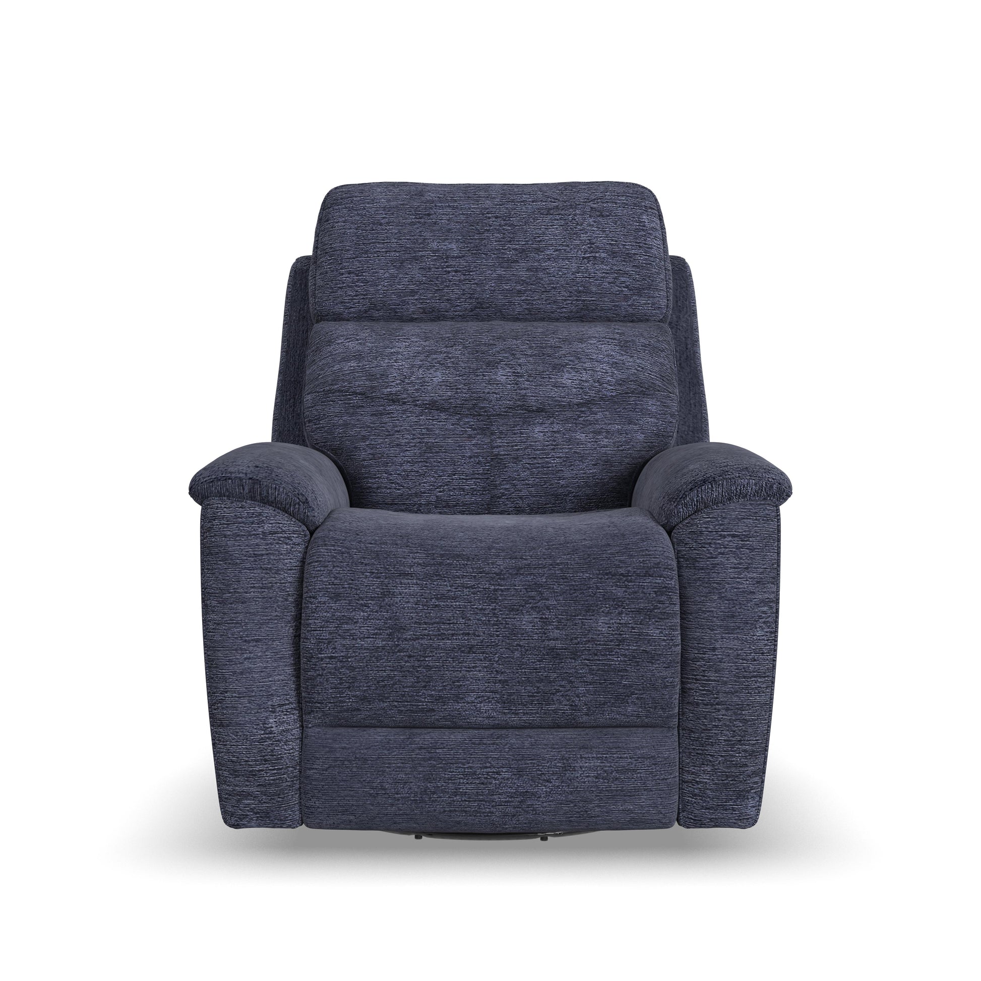 Flexsteel Refined Swivel Gliding Recliner w/ Power Headrest & Lumbar