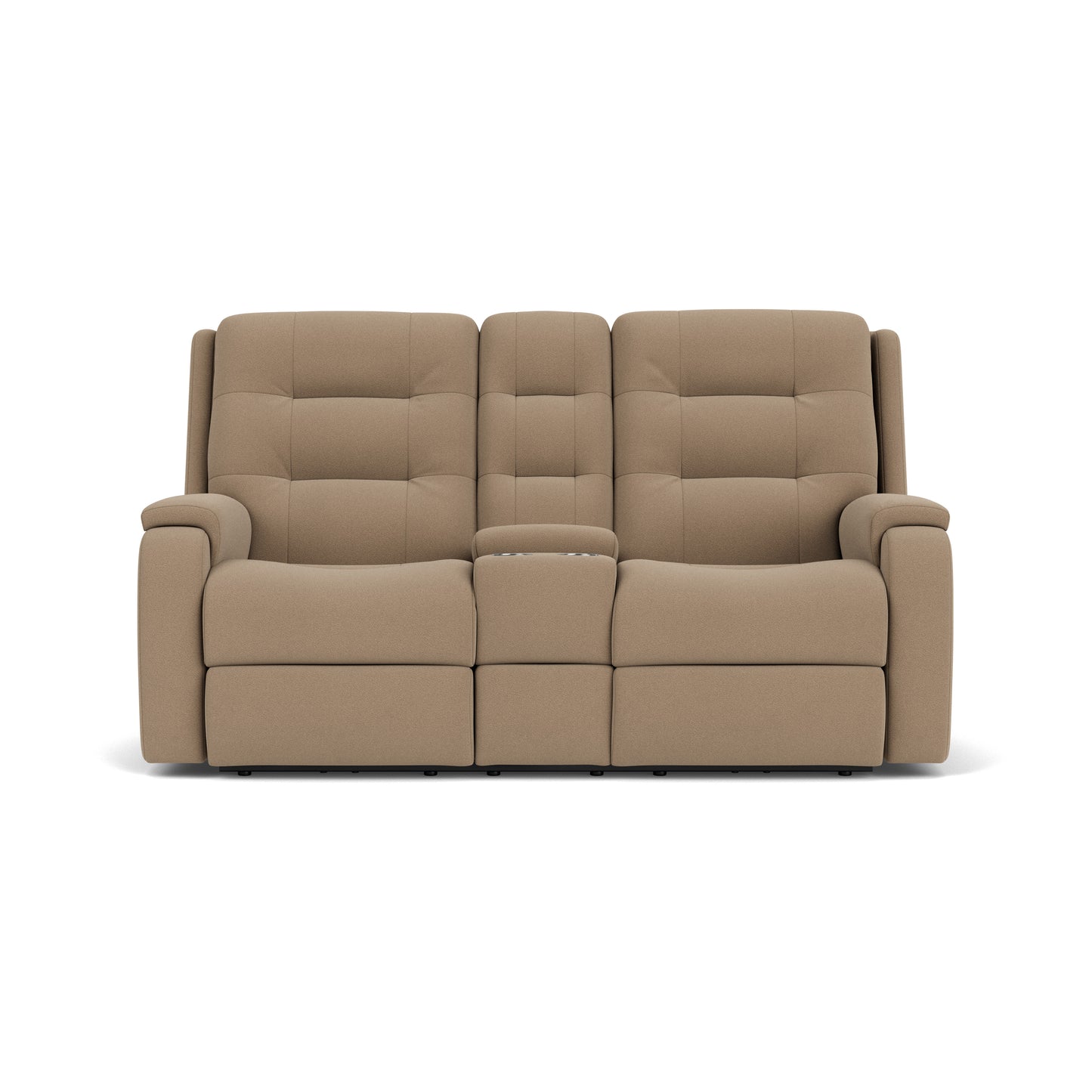 Flexsteel Arlo Reclining Loveseat with Console
