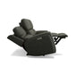 Flexsteel Linden Leather Power Reclining Sofa with Power Headrests & Lumbar