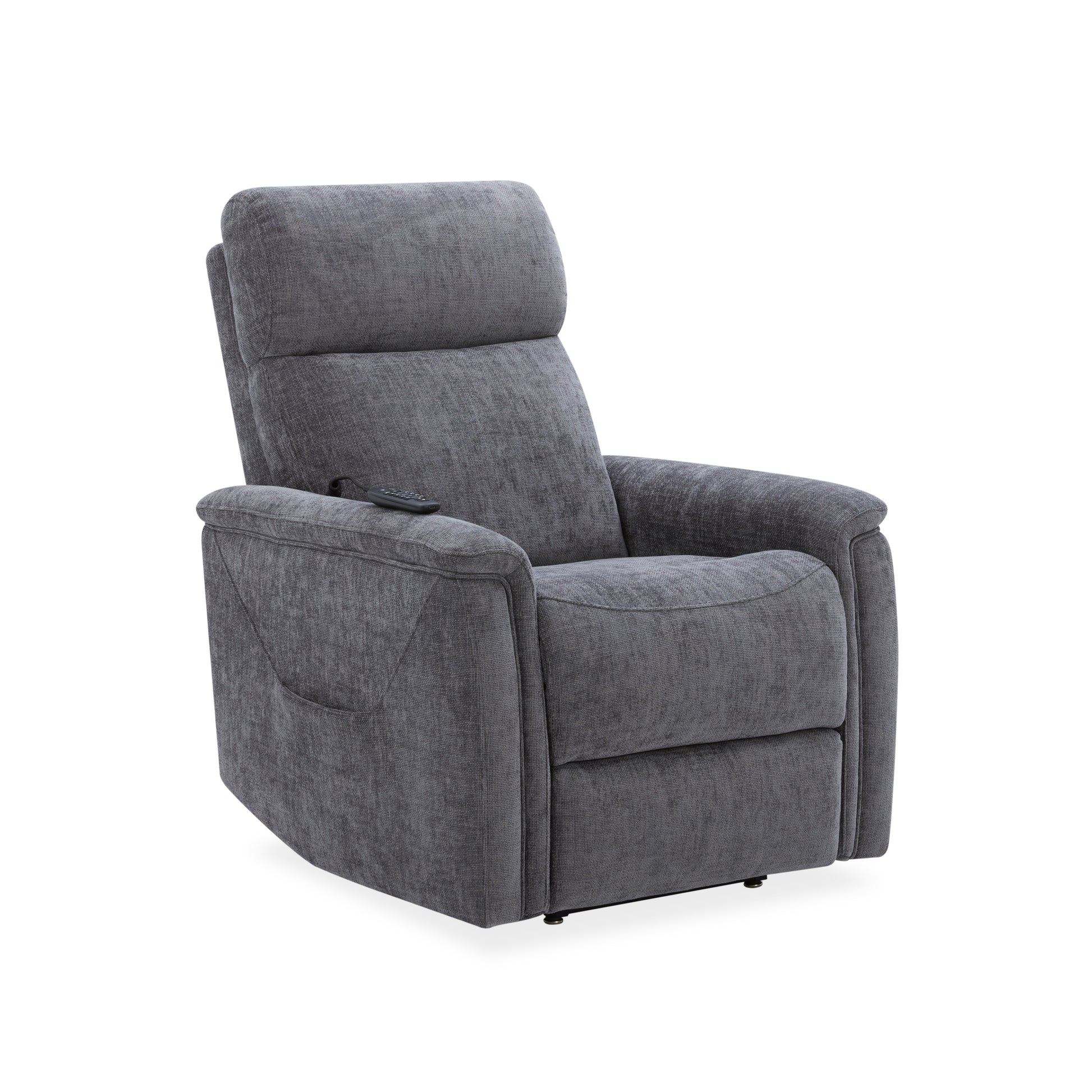 Flexsteel Luma Petite Petite Power Lift Recliner with Power Headrest, Lumbar, Heat & Massage