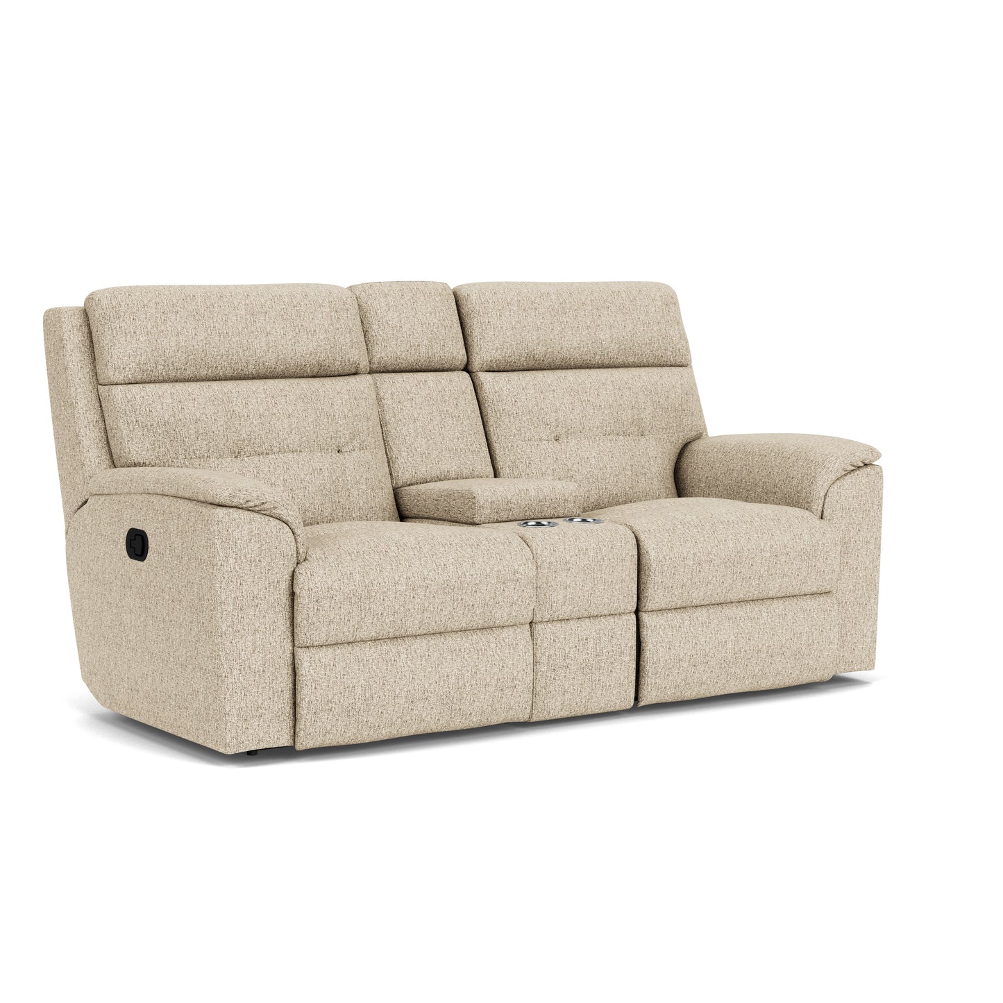 Flexsteel Mason Reclining Loveseat with Console