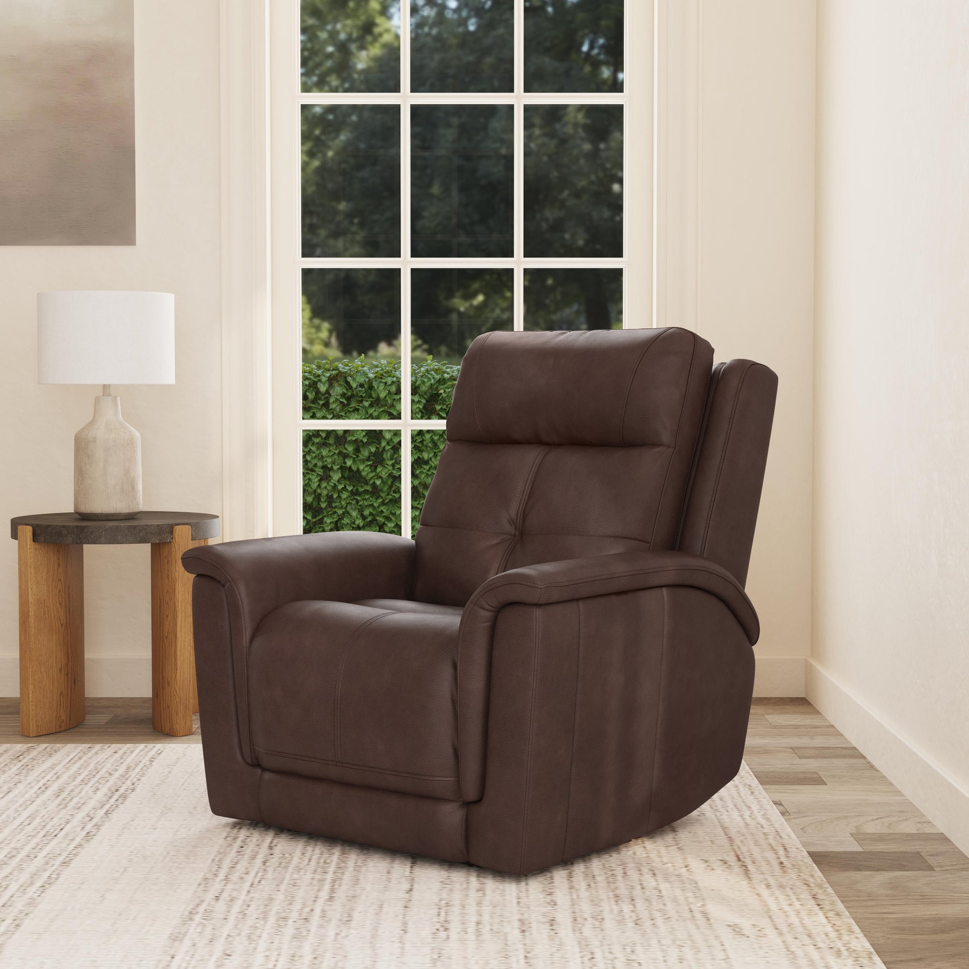 Flexsteel Ranger Power Recliner with Power Headrest, Lumbar, Heat & Massage