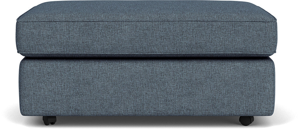Flexsteel Vail Cocktail Ottoman with Casters