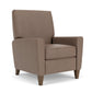 Digby Leather High-Leg Recliner - Driftwood