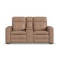 Flexsteel Dutch Power Reclining Loveseat with Console, Power Headrest & Lumbar