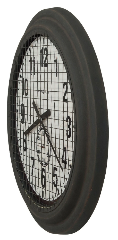Gallery Grid Iron Works Wall Clock