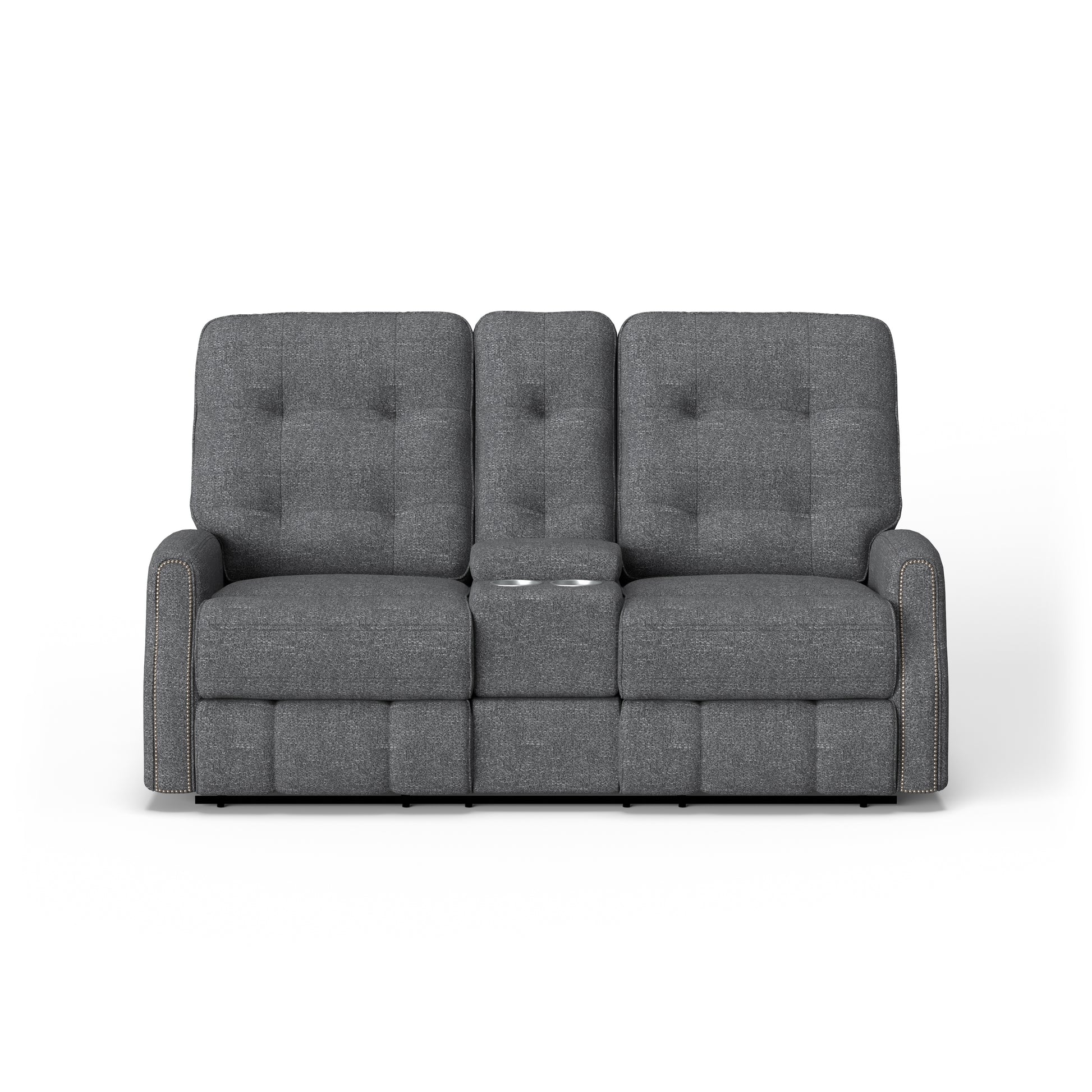 Flexsteel Devon Power Reclining Loveseat with Console