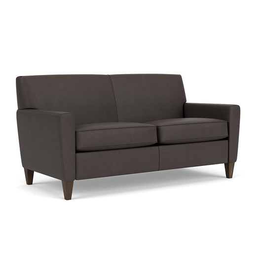 Digby Leather Sofa - Shadow