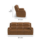 Flexsteel Ziggy Power Reclining Sofa with Power Headrest, Lumbar, Heat & Massage