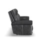 Flexsteel Alexander Leather Power Reclining Sofa with Console, Power Headrest & Lumbar