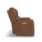 Flexsteel Linden Power Reclining Loveseat with Console & Power Headrests & Lumbar