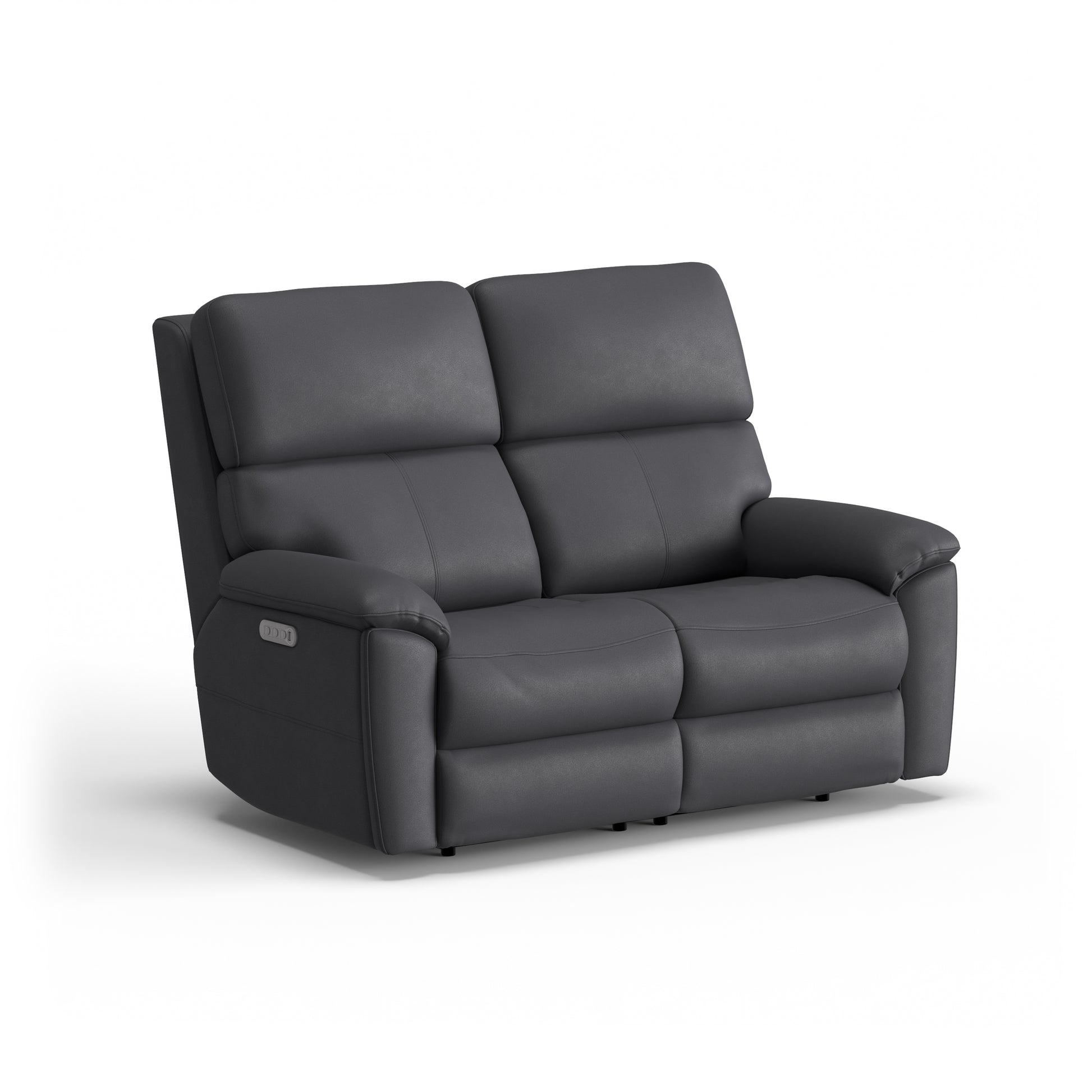 Flexsteel Porter Power Reclining Loveseat with Power Headrest & Lumbar