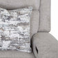 Logan Power Reclining Sofa w/ Power Headrest, Drop Down Table, Cupholders & USB