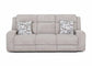 Logan Power Reclining Sofa w/ Power Headrest, Drop Down Table, Cupholders & USB