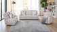 Logan Power Reclining Sofa w/ Power Headrest, Drop Down Table, Cupholders & USB