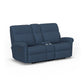 Flexsteel Davis Power Reclining Loveseat with Console