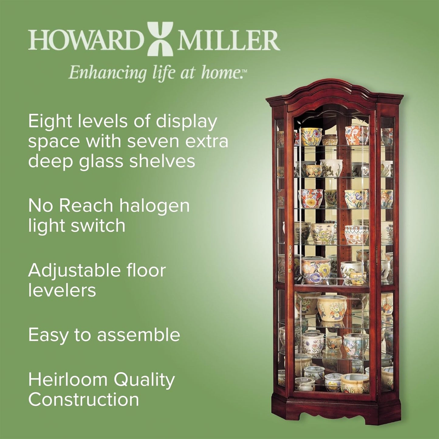 Jamestown Curio Cabinet