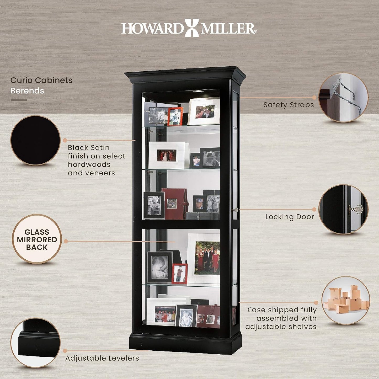 Berends Curio Cabinet