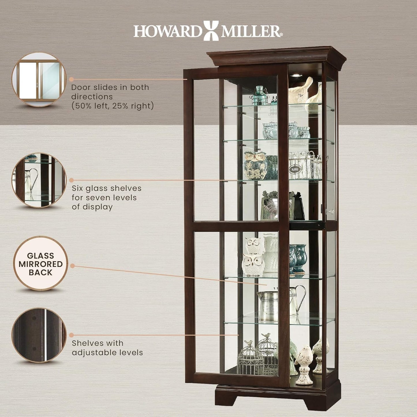 Martindale II Curio Cabinet