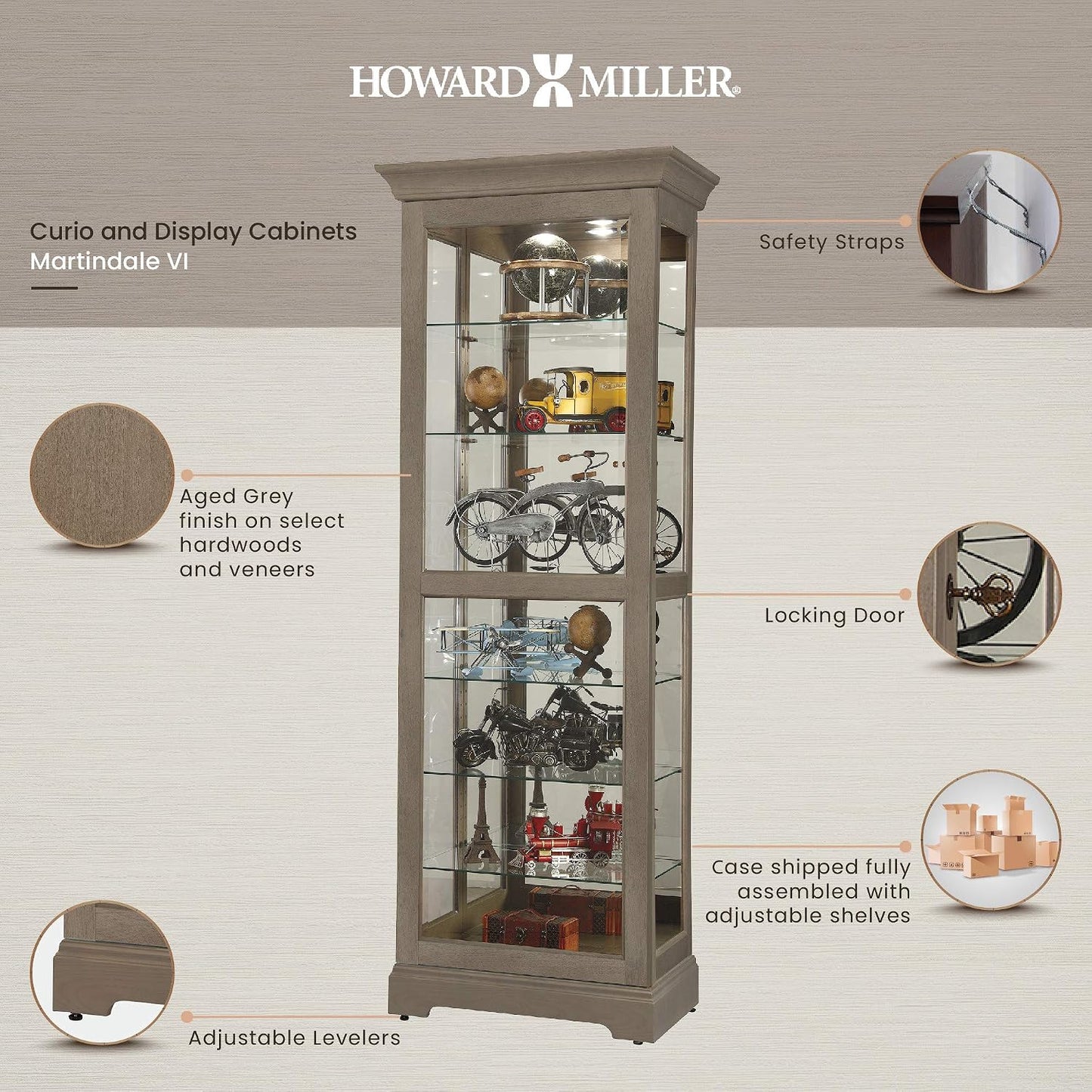 Martindale VI Curio Cabinet