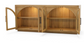 Vannes 4 Door Sideboard w/ Glass Shelves and LED lights