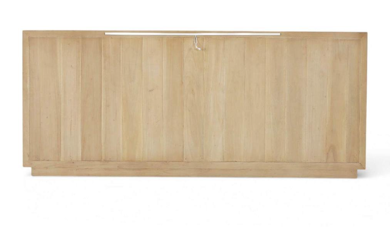 Vannes 4 Door Sideboard w/ Glass Shelves and LED lights